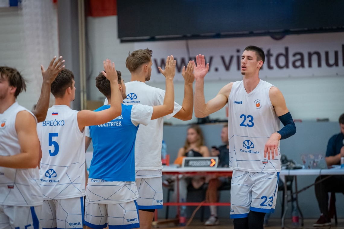 Košarkarji Ilirije so premagali Terme Olimia Podčetrtek s 95:93