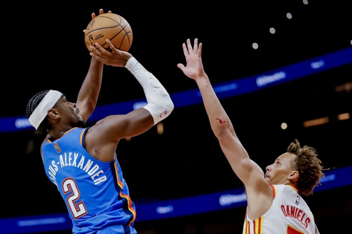 Prvak lige NBA po slavju v Atlanti sezono začel s 3:0